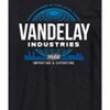 Men's Seinfeld Vandelay Industries Pine Latex Goods Short Sleeve Graphic T-Shirt - Black - LG Big and Tall - 2 of 4
