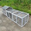 Gulches 118 Inch Wooden Chicken Coop with Free-range Doors and Nesting Box - 4 of 4