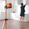 VEVOR Laser Level Tripod, 1/4"-20 & 5/8"-11 Thread Mount, 40.94-133.85 inch Height Adjustment with Level Bubble & Heavy-duty Stand - 2 of 4