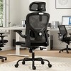 NicBex Ergonomic Mesh Office Chair,Home Office Desk Chair with Flip-Up Arms,Adjustable Lumbar Support,Desk Chair with Headrest for Study Room - 2 of 4