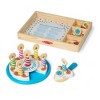 Melissa & Doug Birthday Party Cake - Wooden Play Food With Mix-n-Match Toppings and 7 Candles - 4 of 4