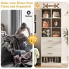 Aheaplus Closet Organizer with 3 Drawers,  Freestanding Wardrobe System with Shoe Shelf - 4 of 4