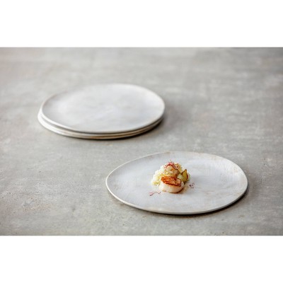 White Ceramic 16-Piece Dinnerware Set, Service for 4