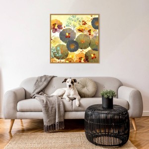Amanti Art Textured Hedgerow Rust by Northern Lights Framed Canvas Wall Art Print - 1 of 4