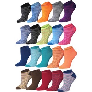 Women's Colorful Geometric Ankle Socks - 20 - 1 of 4