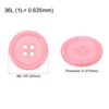 Unique Bargains Sewing Resin Round Flat 4-Hole Replacement Craft Buttons 20 Pcs - 2 of 4