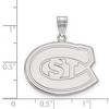 Black Bow Jewelry Sterling Silver St. Cloud State Huskies NCAA Large Pendant - 2 of 3