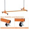 Clothes Rack Set with 2 PVC Dustproof Covers - Z-Shape Stainless Steel Rack - 4 of 4