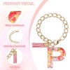 Unique Bargains Epoxy Resin Colorful Glittery Tassel Sports Water Bottle Accessories Letter Charm 1 Pc - 3 of 4