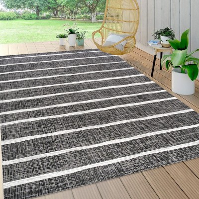 JONATHAN Y Colonia Berber Stripe Indoor/Outdoor Area Rug