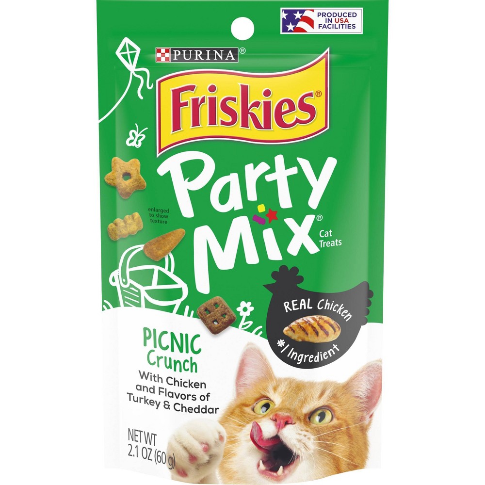 UPC 050000574421 product image for Purina Friskies Cat Treats Party Mix Picnic Crunch - 21oz Bag | upcitemdb.com