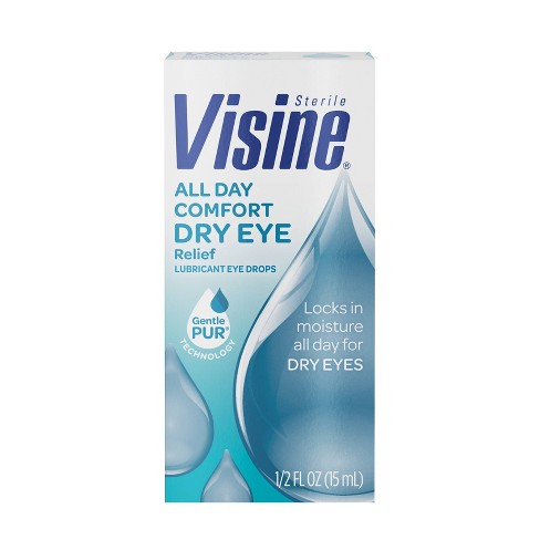 Visine All Day Comfort Dry Eye Relief Lubricant Eye Drops 5 Fl Oz Target