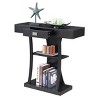 Newport 1 Drawer Harri Console Table with Shelves - Breighton Home - 3 of 4