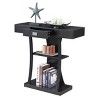 Newport 1 Drawer Harri Console Table with Shelves - Breighton Home - image 3 of 4