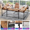 78.8in U-Shaped Corner Computer Desk for Gaming, Reversible L-Shaped Office Desk with Power Outlets, LED Lights, Monitor Stand & Storage Shelves - 3 of 4
