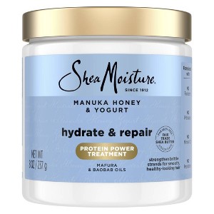 SheaMoisture Manuka Honey & Yogurt Hydrate + Repair Hair Mask - 8oz - 1 of 4