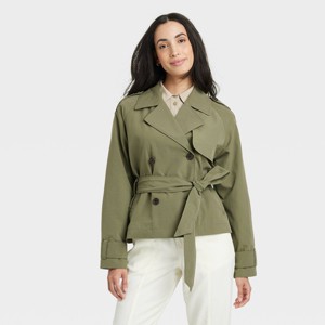 Women's Short Trench Coat - A New Day™ - 1 of 3