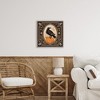 Stupell Industries Spooky Season Black Crow Floating Frame Canvas Art - 3 of 4