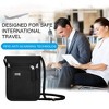 Generic Travel Pouch Neck Wallet Family Passport Holder Organizer Case with RFID Blocking - 3 of 4