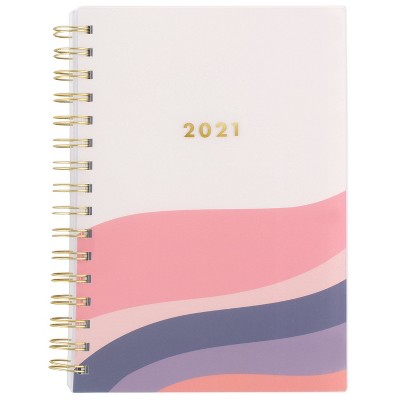 2021 Planner 5.875" x 8.5" Clear Poly Wave - Create & Cultivate