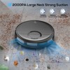 Teendow Cordless Robot Vacuum Cleaner and Mop, APP/Voice Control, Auto-Charge, 4 Cleaning Modes,Robotic Vacuum for Hardwood Floor and Rug, Black - 4 of 4