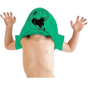 Toddler Ask Me About My Trex T Shirt Funny Cool Dinosaur Flip Humor Tee For Kids - Crazy Dog Toddler T Shirt - 1 of 4