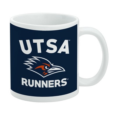 The University of Texas at San Antonio Roadrunners Logo Ceramic Coffee Mug Novelty Gift Mugs for Coffee Tea and Hot Drinks 11oz White