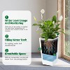 4 Pack 15.7'' Tall Planters for Plants with Drainage Holes & Water Level Monitor Resin Flower Pots for Indoor, Outdoor, Garden, Front Porch, Patio - 4 of 4