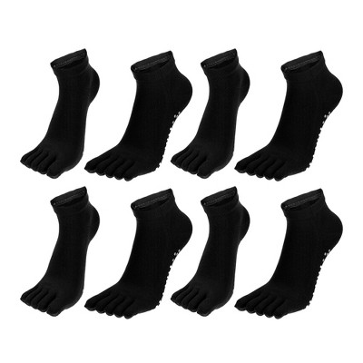 Unique Bargains Full Finger Five Toe Socks 4 Pairs