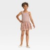 Girls' Smocked 'Floral' Ruffle Skirt - Cat & Jack™ White - 3 of 3