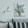 Stupell Industries Distressed Bouquet Spring Flowers Blue Canvas Art - 3 of 4