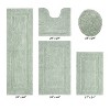 Lux Premium 100% Cotton Tufted Solid Reversible 5 PC Bath Rug Set – Ultra-Soft, Water-Absorbent, Durable, Machine Washable Bathroom Rug - 2 of 4