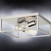 Urban Ambiance Luxury Modern Ceiling Light 4.5''H x 12''W,  Brushed Nickel Finish,  Singleton Collection, UHP4030 - 4 of 4