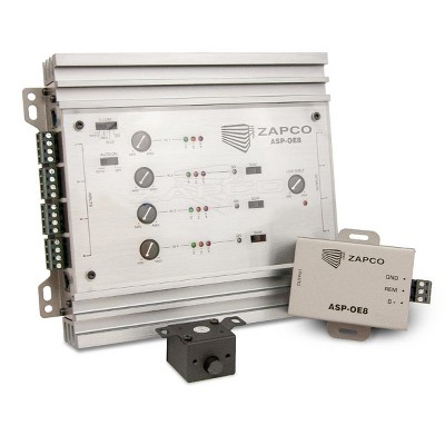 Zapco ASP-OE8 8-Channel OEM Speaker Level to RCA Output Adapter with Bass Recovery