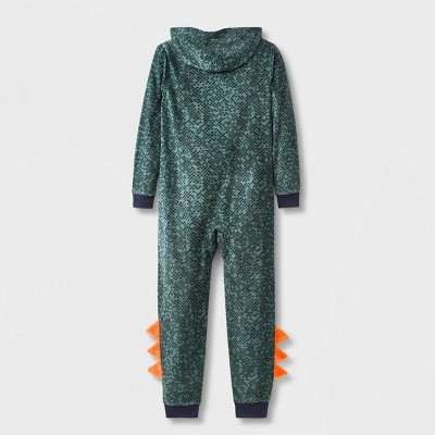 Peas & Carrots Boys' Brown Sports Footed Pajamas Blanket Sleeper 