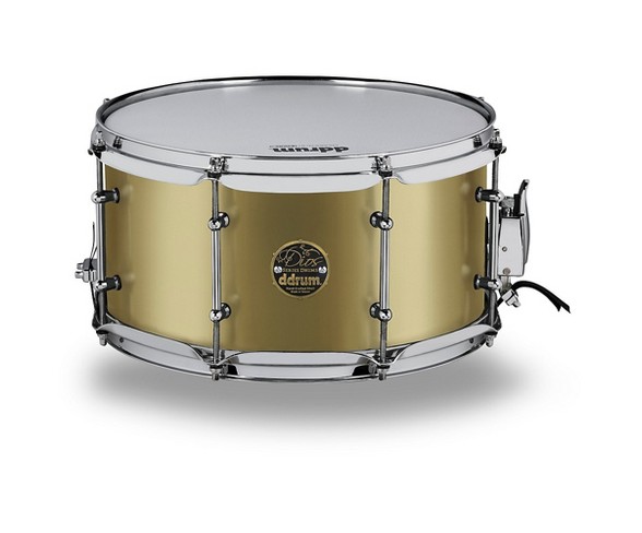 Ddrum Dios Maple Snare 13 x 7 in. Satin Gold