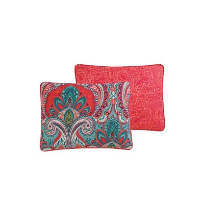 Casa Real Multi-Color Reversible Microfiber King Quilt Set