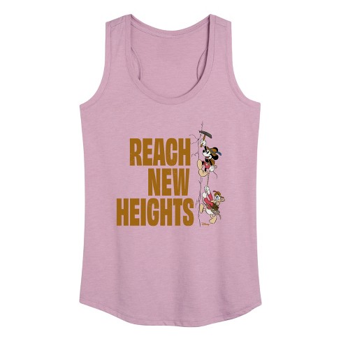 Women's Disney Reach New Heights Graphic Racerback Tank - Heather ...