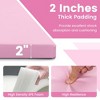 Costway 10' x 4' x 2" 4-Panel Folding Exercise Mat with Carrying Handles for Gym Yoga Black/Blue/Navy/Colorful/Pink&Blue/Pink/Light Pink/Navy - 4 of 4
