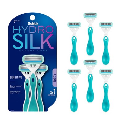 Schick Hydro Silk Sensitive Women's Disposable Razors – 6 Ct : Target