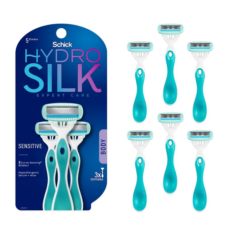 Schick Hydro Silk Sensitive Women&#39;s Disposable Razors &#8211; 6 ct, 1 of 11