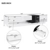 LIVAREEmlen Sleek and Stylish TV Stand with Perfect Storage Solution, Two-tone Media Console for TVs Up to 80'' - 2 of 4