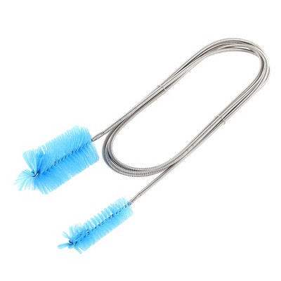 Aquarium Filter Brush Set, Flexible Double Ended Bristles Hose