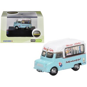 Bedford CA Ice Cream Van "Mister Softee" Light Blue with White Top 1/148 (N) Scale Diecast Model Car by Oxford Diecast - 1 of 4