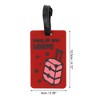 Unique Bargains Leave Pattern Luggage Tag 1 Pc - 2 of 4