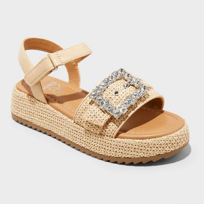 Kids' Zinnia Platform Sandals - art class™ Beige