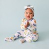 Girls Sorrento Floral Luxe Bow Headwrap - Posh Peanut - 3 of 4
