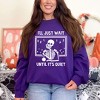 Simply Sage Market Women's Graphic Sweatshirt Wait Until It's Quiet Apple - 2 of 4
