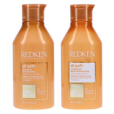 Redken All Soft Shampoo 10.1 Oz & All Soft Conditioner 10.1 Oz Combo ...