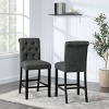 Brassex Set of 2 Stella Counter Height Barstools - 2 of 4